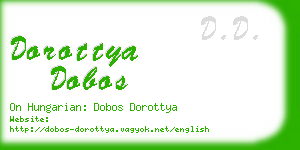 dorottya dobos business card